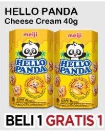 Promo Harga Meiji Hello Panda Biscuit Cheese Cream 45 gr - Alfamart