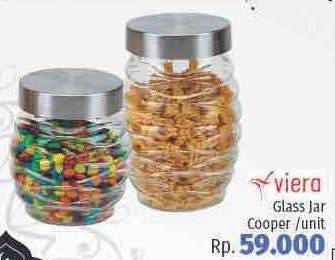 Promo Harga VIERA Glass Jar  - LotteMart