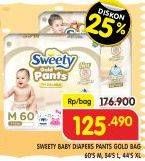 Promo Harga Sweety Gold Pants L54, M60, XL44 44 pcs - Superindo