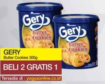 Promo Harga GERY Butter Cookies 300 gr - Yogya