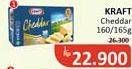 Promo Harga Kraft Cheese Cheddar 160 gr - Alfamidi