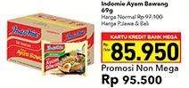 Promo Harga INDOMIE Mi Kuah Ayam Bawang per 40 pcs 69 gr - Carrefour