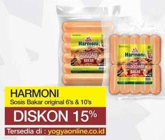 Promo Harga HARMONI Sosis Bakar Original 6s, Original 10s  - Yogya