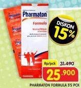 Promo Harga Pharmaton Formula Multivitamin Tablet 5 pcs - Superindo
