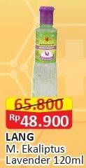 Promo Harga CAP LANG Minyak Ekaliptus Aromatherapy Lavender 120 ml - Alfamart