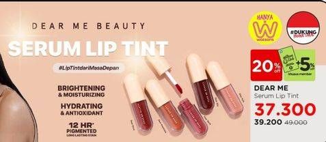 Promo Harga Dear Me Beauty Serum Lip Tint 50 gr - Watsons