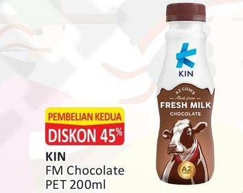 Promo Harga KIN Fresh Milk Chocolate 200 ml - Alfamart