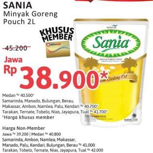 Promo Harga Sania Minyak Goreng 2000 ml - Alfamidi