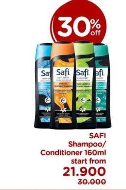 Promo Harga SAFI Shampoo/ Conditioner 160ml  - Watsons