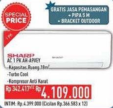 Promo Harga SHARP AH-A9VEY - AC 1PK  - Hypermart