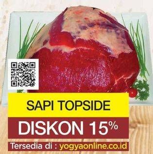 Promo Harga Daging Topside Sapi per 100 gr - Yogya