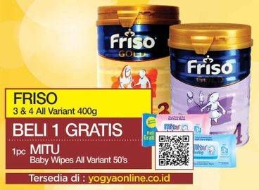 Promo Harga FRISO Gold 3/4 Susu Pertumbuhan All Variants 400 gr - Yogya