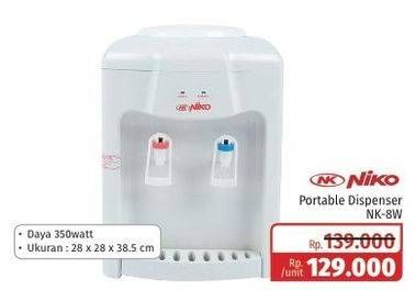 Promo Harga NIKO NK 8W | Water Dispenser Portable  - Lotte Grosir
