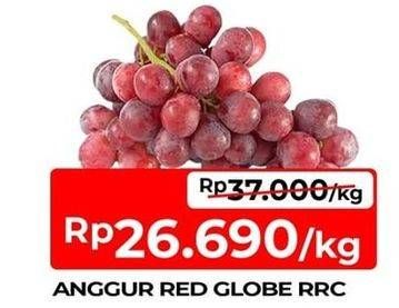 Promo Harga Anggur Red Globe RRC  - TIP TOP