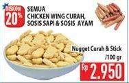 Promo Harga Nugget Curah per 100 gr - Hypermart