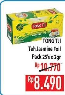 Promo Harga Tong Tji Teh Celup Jasmine Tanpa Amplop per 25 pcs 2 gr - Hypermart
