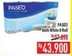 Promo Harga PASEO Toilet Tissue White 8 roll - Hypermart