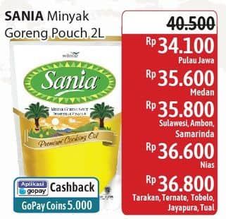 Promo Harga Sania Minyak Goreng 2000 ml - Alfamidi