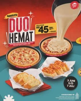 Promo Harga Sensasi Duo Hemat  - Pizza Hut