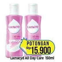 Promo Harga Lactacyd Pembersih Kewanitaan All Day Care 150 ml - Hypermart