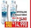 Promo Harga Crystalline Air Mineral 1500 ml - Hypermart