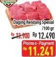 Promo Harga Daging Rendang Sapi Spesial per 100 gr - Hypermart