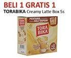 Promo Harga Torabika Creamy Latte 5 pcs - Alfamidi