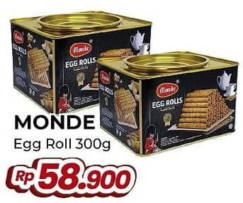 Promo Harga Monde Serena Egg Roll 300 gr - Yogya