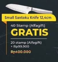 Promo Harga Fissler Small Santoku Knife 12,4 cm  - Alfamart