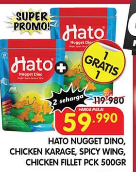 Harga Hato Nugget/Karaage/Spicy Wing/Chicken Fillet