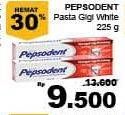 Promo Harga PEPSODENT Pasta Gigi Pencegah Gigi Berlubang White 225 gr - Giant