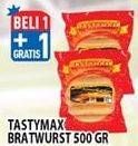 Promo Harga TASTYMAX Bratwurst All Variants per 6 pcs 500 gr - Hypermart