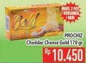 Promo Harga PROCHIZ Gold Cheddar 170 gr - Hypermart