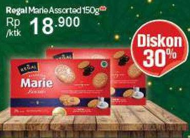 Promo Harga REGAL Assorted Biscuit 150 gr - Carrefour