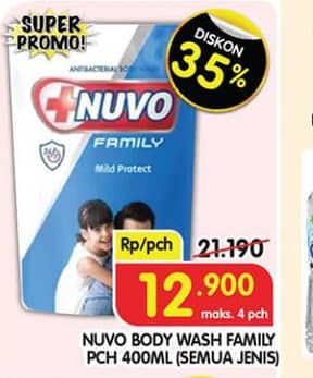 Promo Harga Nuvo Body Wash All Variants 400 ml - Superindo