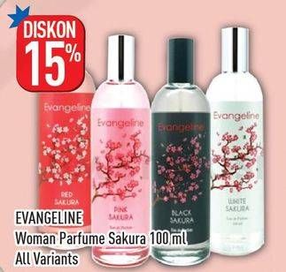 Promo Harga EVANGELINE Body Spray Sakura Series 100 ml - Hypermart