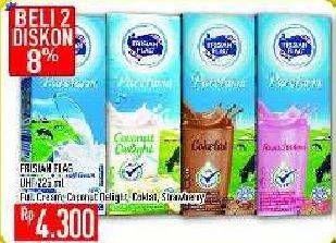 Promo Harga FRISIAN FLAG Susu UHT Purefarm Full Cream, Coconut Delight, Cokelat, Strawberry 225 ml - Hypermart