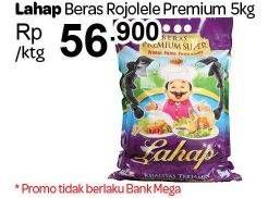 Promo Harga Beras Lahap Beras Rojolele, Premium 5 kg - Carrefour