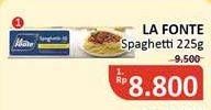 Promo Harga LA FONTE Spaghetti 10 225 gr - Alfamidi