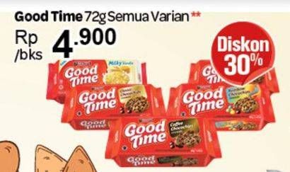 Promo Harga GOOD TIME Cookies Chocochips All Variants 72 gr - Carrefour