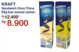 Promo Harga OREO Thins All Variants 95 gr - Indomaret