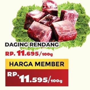 Promo Harga Daging Rendang Sapi per 100 gr - Yogya