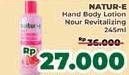 Promo Harga Natur-e Hand Body Lotion Daily Nourishing Revitalizing 245 ml - Alfamidi