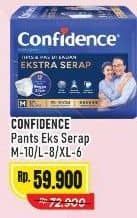 Promo Harga Confidence Adult Pants Slim & Fit Extra Absorb M10, L8, XL6 6 pcs - Alfamart