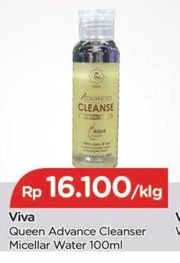 Promo Harga VIVA Advanced Cleanse Micellar Water 100 ml - TIP TOP