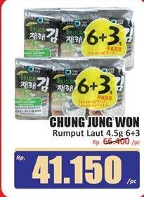 Promo Harga Chung Jung Won Rumput Laut per 9 sachet 5 gr - Hari Hari