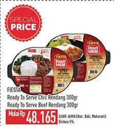 Promo Harga Fiesta Ready Meal Chicken Rendang, Beef Rendanag 300 gr - Hypermart