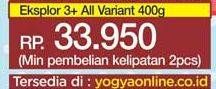 Promo Harga SGM Eksplor 3+ Susu Pertumbuhan Coklat 400 gr - Yogya