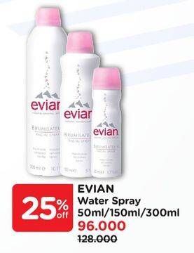 Promo Harga Evian Facial Spray 50 ml - Watsons