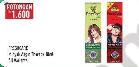 Promo Harga FRESH CARE Minyak Angin Aromatherapy All Variants 10 ml - Hypermart